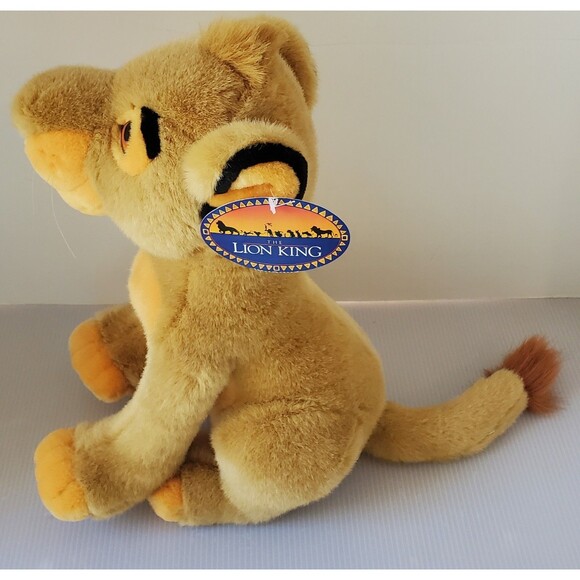 Walt Disney World Young Simba Plush Lion King 13” Stuffed Animal Toy Parks VTG - Picture 2 of 10